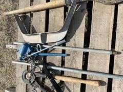 Pallet dehorners and calf puller