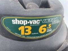13 gallon 6 1/2 hp shop vac working condition needs new filter