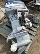 Evinrude 100hp outboard c/w control - FOR PARTS