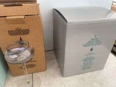 Quantity of party light ornaments including library lamp