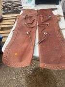 Pair of Saddle Barn chaps  measures from top of waist to bottom 42 i
