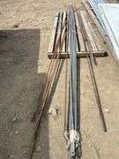 Quantity of 5/8' rebar and quantity of building strapping