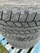 4 Chevy 1/2  ton alum 6 bolt wheel Firestone Destination tires - 265/65R18