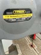 7 1/2" Trademaster bandsaw -  runs but condition unknown