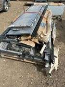 Pallet of misc. metal shelving