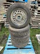 4 Hancook winter tires and rims - for GMC 6 bolt  SUV - 245/65R17
