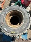2 tires and rim 14-17.5NHS