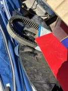 Scroll saw- condition unknown, golf bag, hose reel etc.
