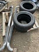 4 unused Firestone -195/55R15 and a pair of Tech-tubes running boards