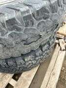 4 tires/rims off of Toyota is very poor condition- LT245/75R16