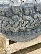4 tires/rims off of Toyota is very poor condition- LT245/75R16