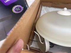 NOMA Milton 52" ceiling fan - owner says works, misc. lights