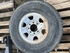 Bridgestone tire and rim -LT265/75R16 and Polaris bag