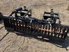 76" Skisteer Rock bucket w/grapple