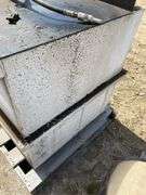 Work bench/oil reservoir - 36"x36"x72"  with hose reel and metering gun- condition unknown