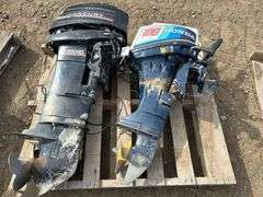 Mercury 25hp outboard and Honda outboard - FOR PARTS