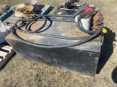 100gal Slip tank c/w Fil-Rite 15gpm pump