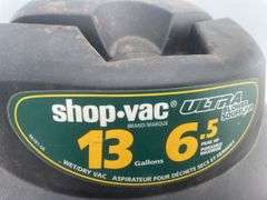 13 gallon 6 1/2 hp shop vac working condition needs new filter