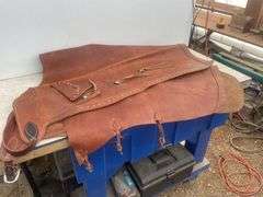 Pair of Saddle Barn chaps  measures from top of waist to bottom 42 i
