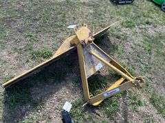 King Cutter 3pt hitch mount 6' levelling blade