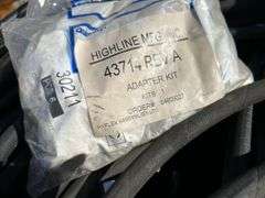 Large quantity of hydraulic hoses