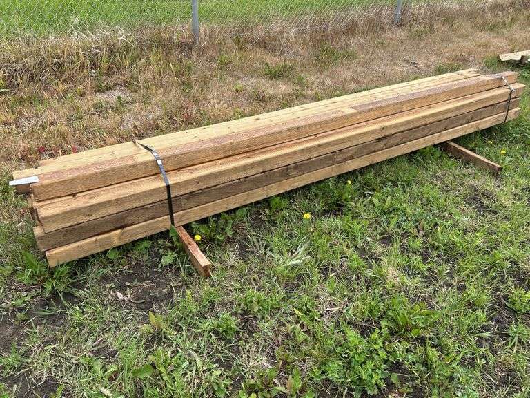 LUMBER: 19 of 4x4x12 treated posts
