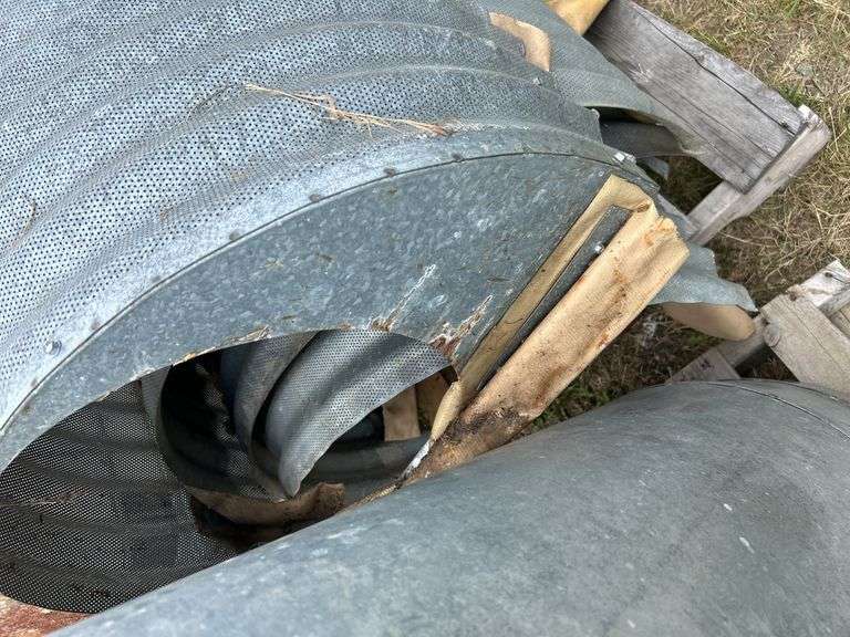 2 pallets of Auger downspout, aeration ducting