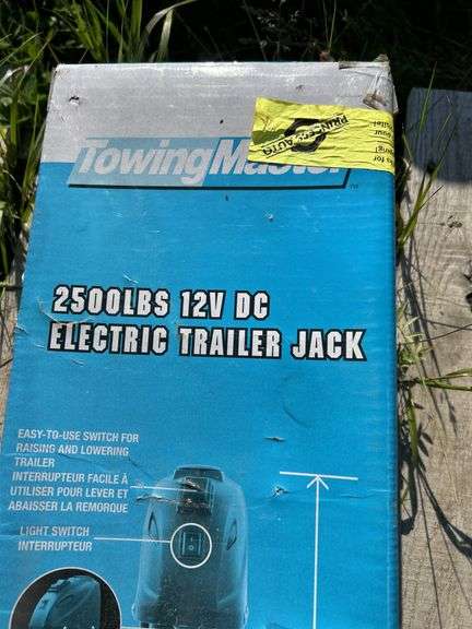 UNUSED 2500lb 12v trailer jack