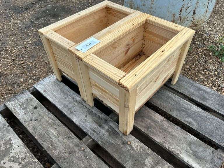 Locally made planters 12x18x13