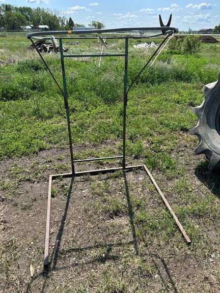 Seed bag hanger/holder