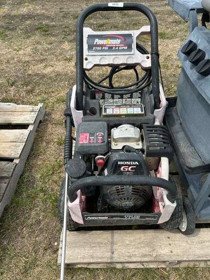 Powermate 2750psi gas pressure washer - owner says works