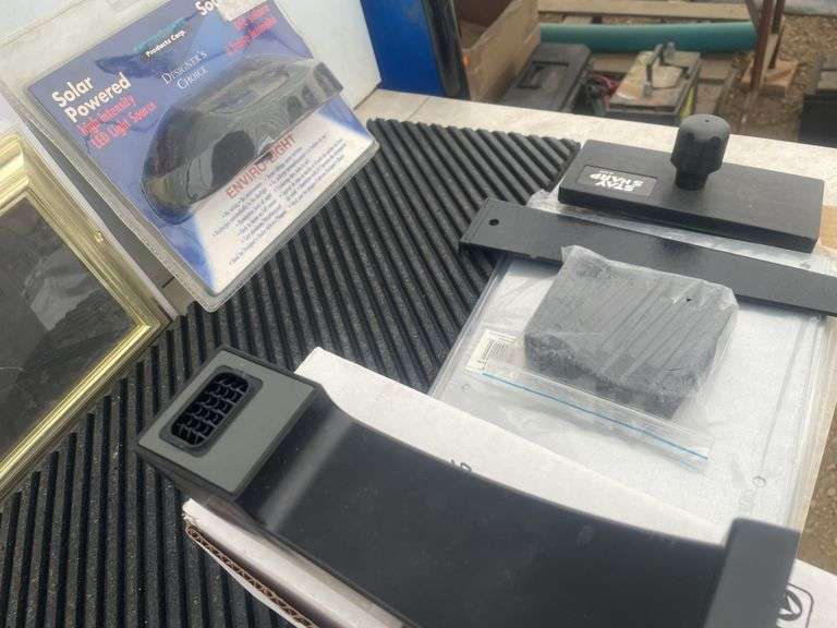 Stair treads, kick plates 8" x 34"Adress plaque, laminate floor installer kit,solar powered high int