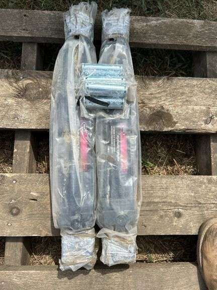 2 UNUSED 2”x8” black cylinders