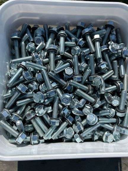 Pail of 3/8”x1-1/2” bin bolts