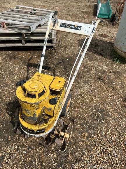 HAHN garden tiller - runs