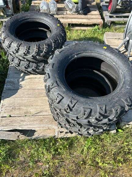 4 UNUSED Carlisle quad tires AT26x10-14 & AT26x8-14