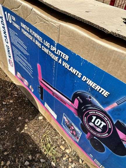 UNUSED KING 10ton Kinetic flywheel log splitter NEW IN BOX