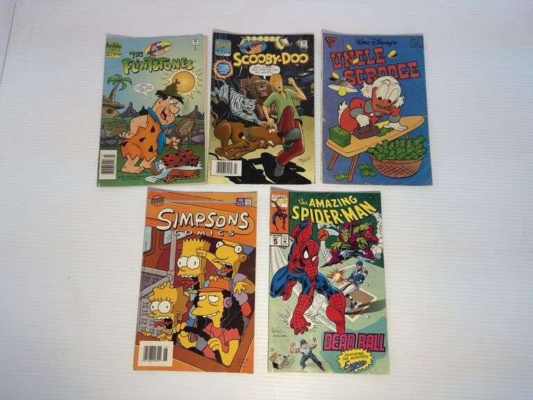 Qty of Comic Books - The Flintstones, Scooby-Doo, The Amazing Spiderman, Etc