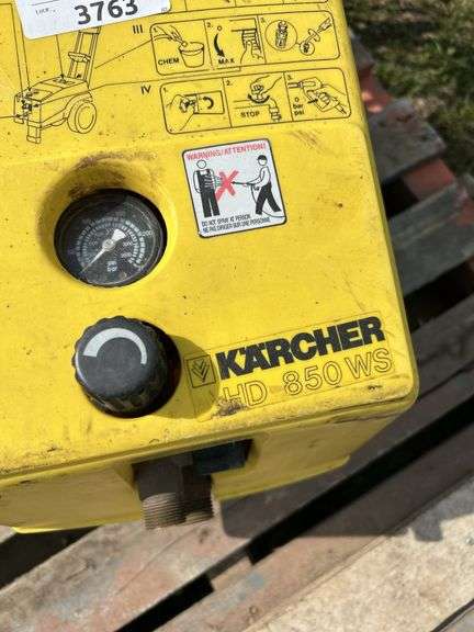 Karcher HD850WS pressure washer - owner says works