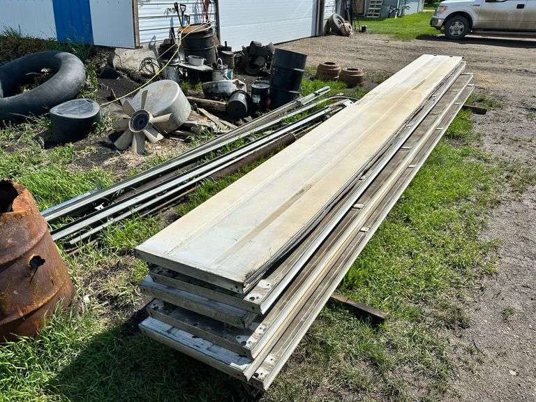 OFFSITE MELFORT: 20ft Wide x 14ft Tall Insulated Shop Door