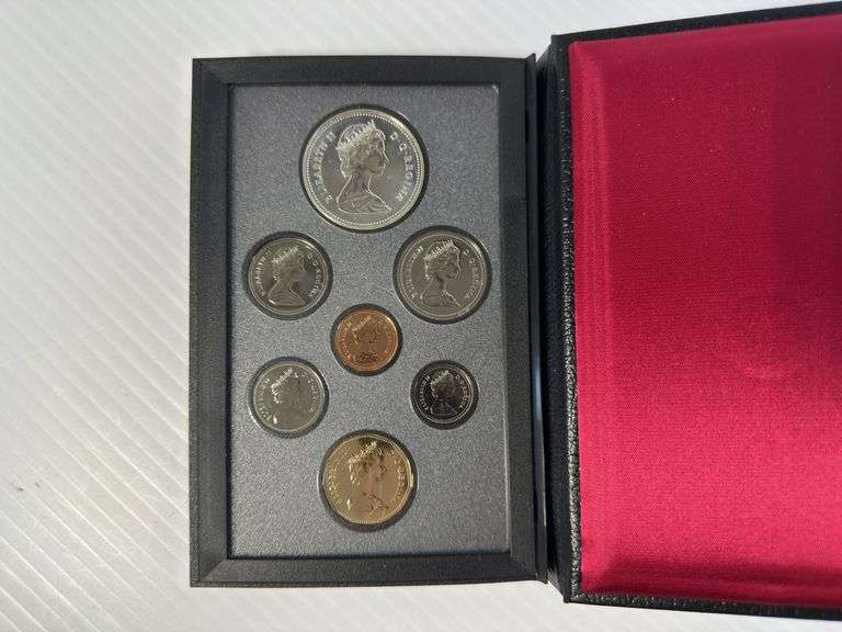 1989 - Proof Year Set - In Leather Holder