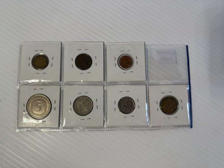 7 - Different Germany Coins - Mixed Dates