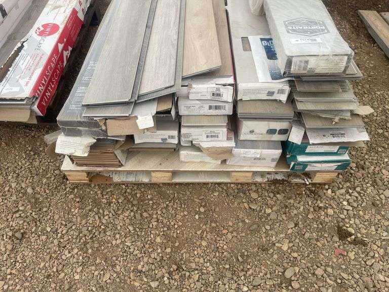 Pallet of assorted flooring