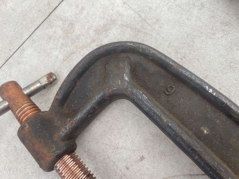 4 heavy duty 6" c-clamps