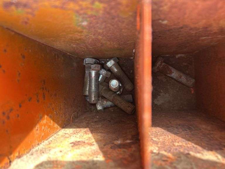 Pair of bolt bins & misc bolts