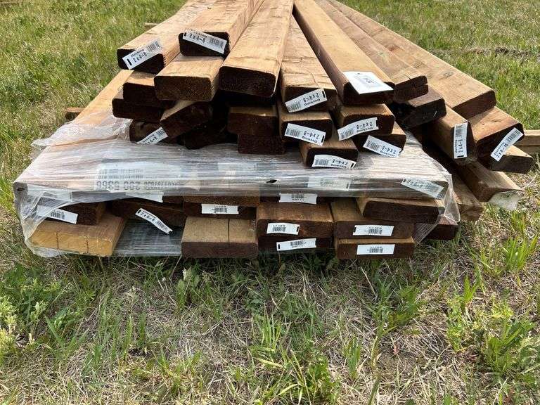 LUMBER: 28 of 2x4x8 treated decking & 18 of 2x6x8 treated decking