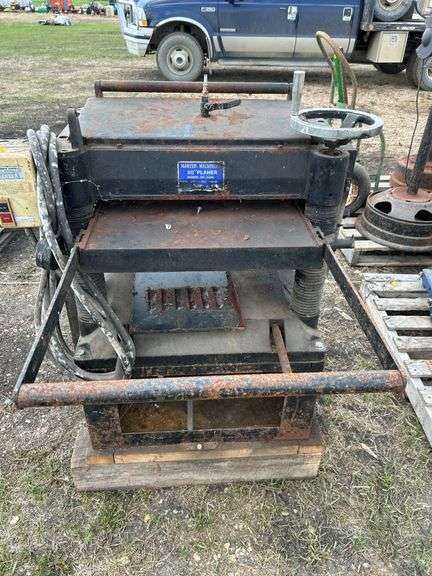 20” heavy planer - condition unknown LOTS OF RUST