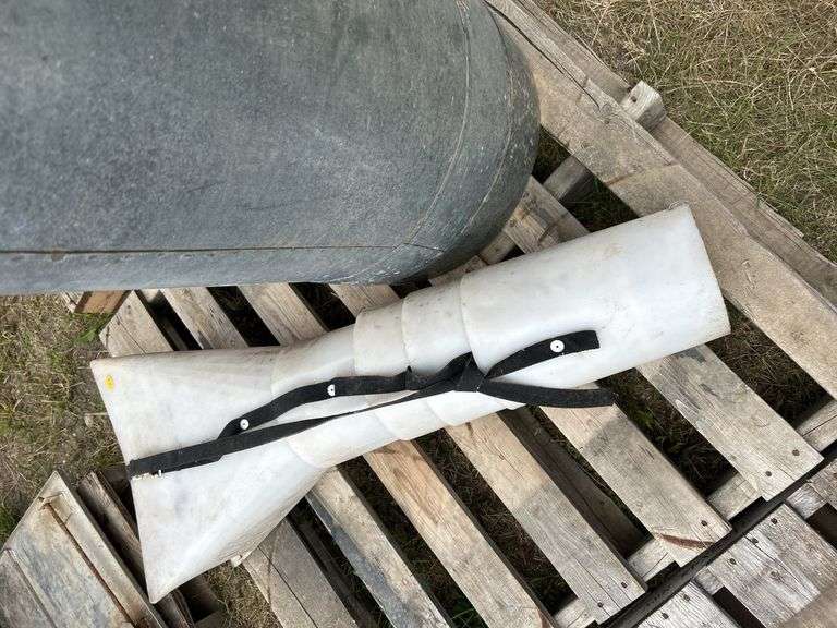 2 pallets of Auger downspout, aeration ducting