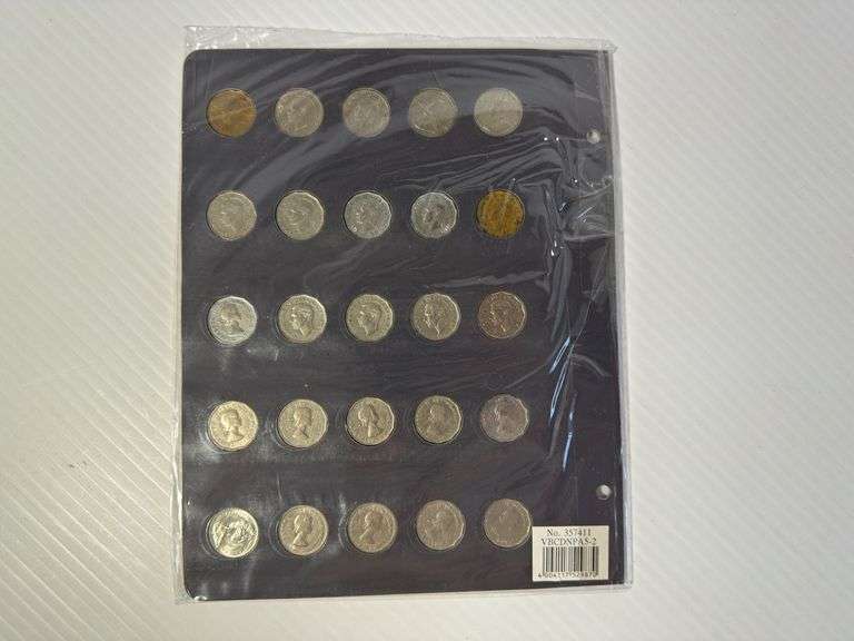 Page of Large Nickels - 1922 to 1967 Rabbit - Mixed Dates
