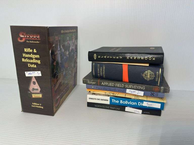 Qty of Rifle & Handgun Reloading Books